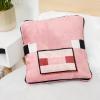 imagePaladone Minecraft Pig 2in1 Cushion Blanket  Officially Licensed Microsoft Travel Blanket Foldable Soft Fluffy Throw Gamer Living Room or Bedroom Decor 120cm x 150cm