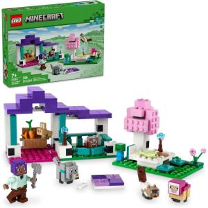 imageLEGO Minecraft The Animal Sanctuary Building Set Gaming Toy for Girls and Boys Ages 7 and Up Gift for Gamers and Kids Brick Model of The Plains Biome with Popular Minecraft Figures 21253