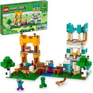 imageLEGO Minecraft The Crafting Box 40 21249 Building Toy Set CustomBuild Playset Featuring Classic Bricks Figures and Game Accessories Model Guides Spark Creativity for 8 Year Old KidsStandard Packaging