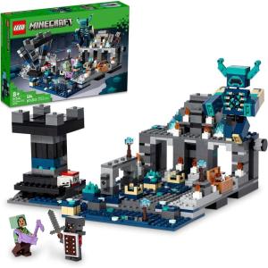 imageLEGO Minecraft The Deep Dark Battle Set 21246 Biome Adventure Toy Ancient City with Warden Figure Exploding Tower ampamp Treasure Chest for Kids Ages 8 Plus