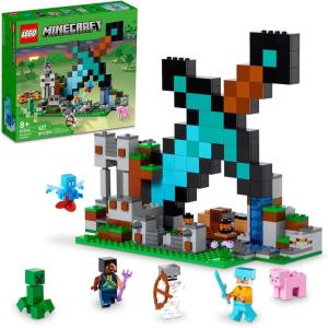 imageLEGO Minecraft The Sword Outpost 21244 Building Toys  Featuring Creeper Warrior Pig and Skeleton Figures Game Inspired Toy for Fun Adventures and Play Gift for Kids Boys and Girls Ages 8