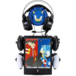 imageNumskull Official Minecraft Gaming Accessory Locker ampamp Storage Stand  Holds 10 GamesDVDs 4 Controllers Headset and Accessories  Durable ampamp Compact Organizer  Official Minecraft MerchandiseSonic the Hedgehog