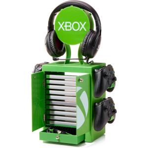 imageNumskull Official Minecraft Gaming Accessory Locker ampamp Storage Stand  Holds 10 GamesDVDs 4 Controllers Headset and Accessories  Durable ampamp Compact Organizer  Official Minecraft MerchandiseXbox Series X