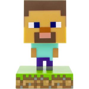 imagePaladone Minecraft Steve Icon Light Collectible Figure  Officially Licensed Minecraft Bedroom DecorSteve