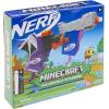 imageNerf MicroShots Minecraft Ender Dragon and Elder Guardian Mini Blaster 2Pack 4 Elite Darts Pull to Prime Handle Amazon Exclusive