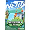 imageNerf MicroShots Minecraft Guardian Mini Blaster Minecraft Guardian Mob Design Includes 2 Official Elite Darts Priming Handle