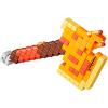imageNerf Minecraft Firebrand Dart Blasting Axe 6 Nerf Elite Foam Darts Design Inspired by Minecraft Axe in The Game Pull Down Priming Minecraft Toys