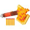 imageNerf Minecraft Firebrand Dart Blasting Axe 6 Nerf Elite Foam Darts Design Inspired by Minecraft Axe in The Game Pull Down Priming Minecraft Toys