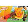 imageNerf Minecraft Firebrand Dart Blasting Axe 6 Nerf Elite Foam Darts Design Inspired by Minecraft Axe in The Game Pull Down Priming Minecraft Toys