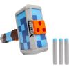 imageNerf Minecraft Stormlander DartBlasting Hammer Fires 3 Darts Includes 3 Official Elite Darts PullBack Priming Handle Amazon ExclusiveStormlander Hammer