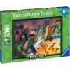 imageRavensburger Monster Minecraft 100 Piece Puzzle for Kids  Engaging Imagery  Durable XXL Pieces  Easy to Clean Matte Finish  Ideal for Ages 68