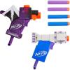 imageNerf MicroShots Minecraft Ender Dragon and Elder Guardian Mini Blaster 2Pack 4 Elite Darts Pull to Prime Handle Amazon Exclusive