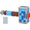 imageNerf Minecraft Stormlander DartBlasting Hammer Fires 3 Darts Includes 3 Official Elite Darts PullBack Priming Handle Amazon ExclusiveStormlander Hammer