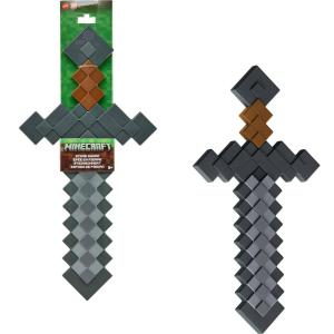 imageMattel Minecraft RolePlay Battle Toy Accessory Collection with Pixelated Design Stone Sword