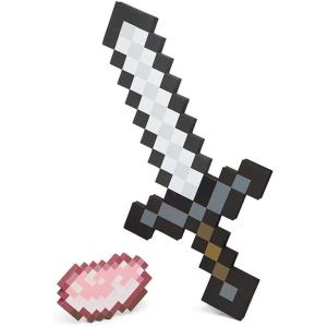 imageMinecraft Iron Sword ampamp Porkchop Foam Adventure Kit