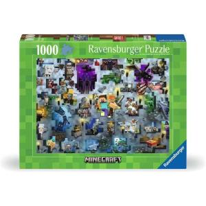 imageRavensburger Minecraft 1000Piece Jigsaw Puzzle for Adults and Kids  Unique Softclick Technology  Immersive Minecraft Imagery  Ideal for Puzzle Enthusiasts  Certified by Forest Stewardship CouncilNew Packaging