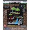 imageJada Toys Minecraft Overworld Nano Scene with 165quot Diecast Figures Toys for Kids and Adults Green