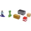 imageJada Toys Minecraft Overworld Nano Scene with 165quot Diecast Figures Toys for Kids and Adults Green