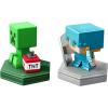 imageMattel MINECRAFT Earth BOOST MINI FIGURES 2PACK NFCChip Toys Earth Augmented Reality Mobile Game Based on Minecraft Video Game Great for Playing Trading and Collecting Adventure Toy