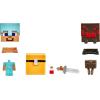 imageMinecraft Mob Head Minis Spider Slayer Steve Pack with 2 Action Figures ampamp Accessories Incudes Authentic Pixelated VideoGame Characters Steve ampamp Spider Collectible Gift for Fans Age 6 Years ampamp Older