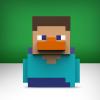 imageTUBBZ Mini Steve Collectible Vinyl Rubber Duck Figure  Official Minecraft Merchandise  Video Games and MoviesSteve Bathtub