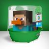 imageTUBBZ Mini Steve Collectible Vinyl Rubber Duck Figure  Official Minecraft Merchandise  Video Games and MoviesSteve Bathtub