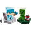 imageMattel MINECRAFT Earth BOOST MINI FIGURES 2PACK NFCChip Toys Earth Augmented Reality Mobile Game Based on Minecraft Video Game Great for Playing Trading and Collecting Adventure Toy