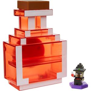 imageMattel Minecraft Carry Along Potion Plus Exclusive Mini Figure Carrying Case for Mini Figures Based on Minecraft Video Game Toys for Kids Age 6 and Up