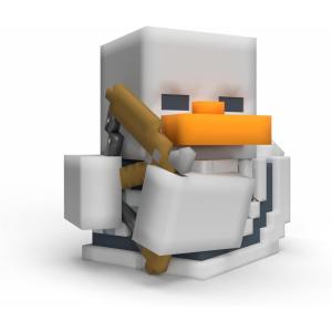 imageTUBBZ First Edition Minecraft  Skeleton Cosplaying Rubber Duck Vinyl Figure