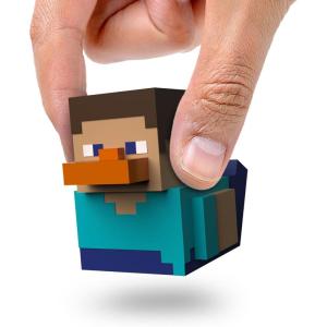imageTUBBZ Mini Steve Collectible Vinyl Rubber Duck Figure  Official Minecraft Merchandise  Video Games and MoviesSteve Mini
