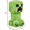 imageMattel Minecraft Basic 8inch Plush Creeper Stuffed Animal Figure Soft Doll Inspired by Video Game Character8inch