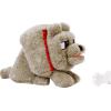 imageMattel Minecraft Dennis The Wolf Plush Toy with Feeding Action ampamp Sound Food Mode Stuffed Animal Inspired by A Minecraft Movie