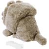imageMattel Minecraft Dennis The Wolf Plush Toy with Feeding Action ampamp Sound Food Mode Stuffed Animal Inspired by A Minecraft Movie