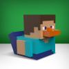 imageTUBBZ Boxed Edition Minecraft  Steve Cosplaying Rubber Duck Vinyl Figure