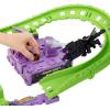 imageHot Wheels Toy Car Track Set RacerVerse Minecraft Playset ampamp DieCast Diamond Armor Steve in Minecart Vehicle Launch ampamp Race to Defeat Ender Dragon