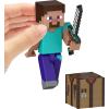 imageMattel Minecraft Action Figure ampamp Accessories 2Pack with Steve in 325inch Scale Collectible Toy Set