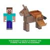 imageMattel Minecraft Action Figures ampamp Accessories 2Pack Steve ampamp Donkey in 325inch Scale Collectible Toy SetSteve  Donkey