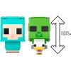 imageMattel Minecraft Flippin Figs 2Pack Action Figures Set with Sheep ampamp Chicken Jockey with 2in1 Fidget Play 375inch Scale Large Heads ampamp Pixelated DesignSheep  Chicken 2Pack