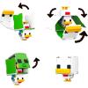 imageMattel Minecraft Flippin Figs 2Pack Action Figures Set with Sheep ampamp Chicken Jockey with 2in1 Fidget Play 375inch Scale Large Heads ampamp Pixelated DesignSheep  Chicken 2Pack