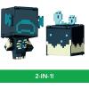 imageMattel Minecraft Flippin Figs Figures with 2in1 Fidget Play 375in Scale Large Heads ampamp Pixelated Design Characters May Vary