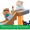 imageMattel Minecraft Mini Mode Playset Rise of the Warden Set with 2 Minis including Steve ampamp Warden Figures ampamp DLC Code