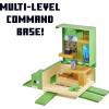 imageMattel Minecraft Transforming Turtle Hideout Authentic Pixelated VideoGame Role Play Electronic Action Toy to Create Explore and Survive Steve Turtle Collectible for Fans Age 6 Years and Older