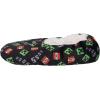 imageMinecraft Sock Slippers for Kids Allover Creeper Video Game Print Black Little KidBig KidBlack