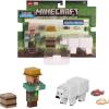 imageMattel Minecraft Action Figures ampamp Accessories 2Packs 325inch Scale with Pixelated Design Collectible Toy Set Characters May Vary