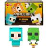 imageMattel Minecraft Flippin Figs 2Pack Action Figures Set with Sheep ampamp Chicken Jockey with 2in1 Fidget Play 375inch Scale Large Heads ampamp Pixelated DesignSheep  Chicken 2Pack