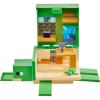 imageMattel Minecraft Transforming Turtle Hideout Authentic Pixelated VideoGame Role Play Electronic Action Toy to Create Explore and Survive Steve Turtle Collectible for Fans Age 6 Years and Older