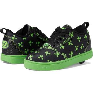 imageHEELYS UnisexChild Pro 20 Minecraft Little Big KidAdult Wheeled Heel ShoeGreenBlack