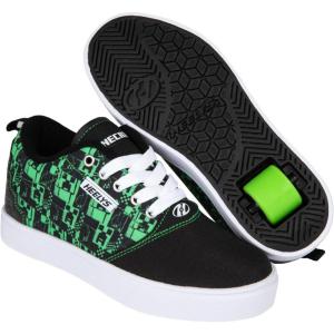 imageHeelys Unisex Kids LowTop Wheeled Heel ShoeBlackNeon Green