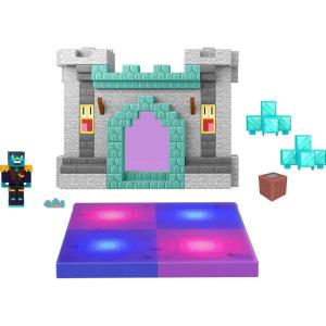 imageMattel Minecraft Creator Series Playset Party Supremes Palace Toy with Lights Music ampamp 325inch Action Figure