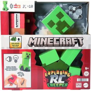 imageMattel Minecraft Exploding RC Creeper with Lights ampamp Sounds 10 Explosion Particles GameAuthentic Movement ampamp DLC CodeRC Creeper